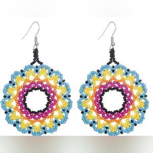 Bohemian Beaded Earrings ~ New